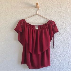 TU Haute Hippie 100% Silk Top